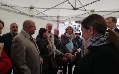 Inauguration de la plaque du label “Patrimoine d’intérêt régional” dans la cité Payret-Dortail à Vanves