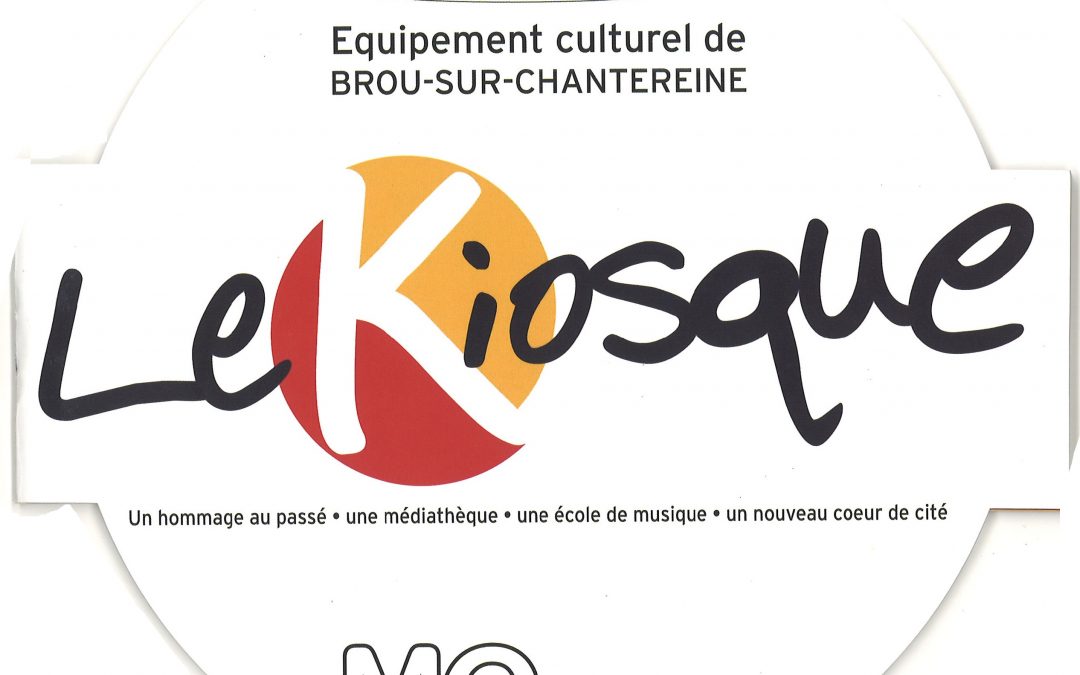 Le kiosque. Equipement culturel de Brou-sur-Chantereine.