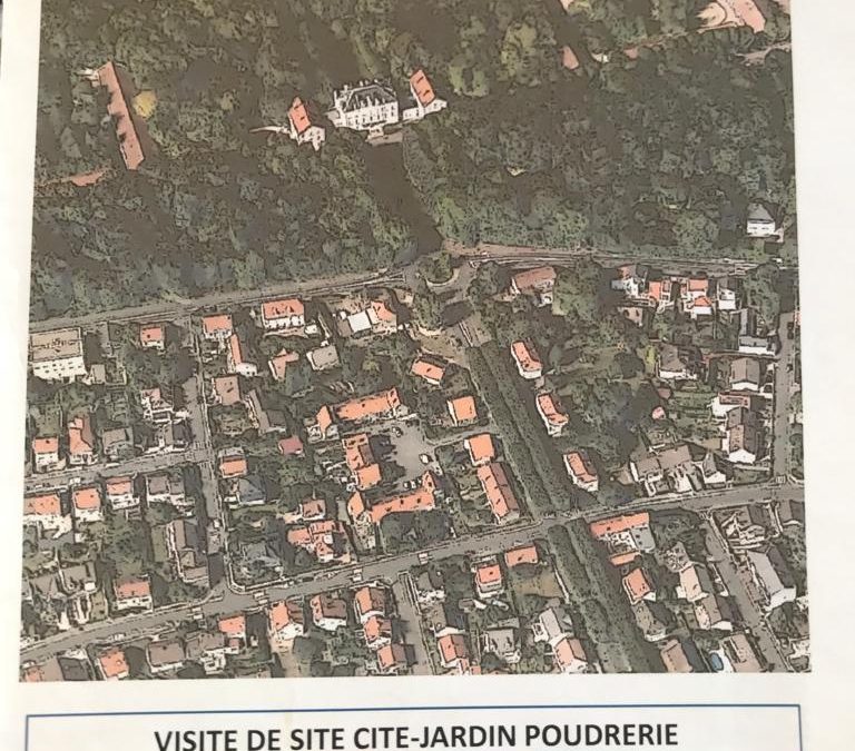 Visite de site cité-jardin Poudrerie